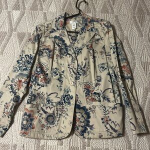 Coldwater Creek Floral Blazer